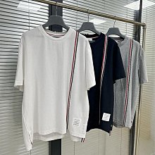 代購 熱銷#ThomBrowne純色休閑沙灘褲男女同款尼龍速干防風面料直筒五 歷史價格詳細信息