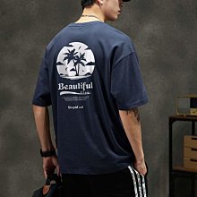 【舒適|透氣】DIQUE 港風新款夏天純棉短袖t恤 落肩寬鬆抗皺 夏威夷時尚印花 ins風痞帥高品質吸汗五分袖-CT56 價格比較,價格查詢,歷史價格詳細信息