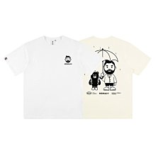 MMLABCREW MRMAI簡筆插畫系列春夏新款印花純棉圓領短袖T恤 價格比較,價格查詢,歷史價格詳細信息