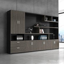 文件櫃辦公櫃木質高櫃辦公室書櫃簡約資料櫃背景櫃 歷史價格詳細信息