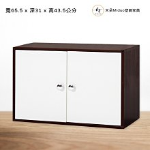 【米朵Miduo】兩格塑鋼資料櫃 收納櫃 防水塑鋼家具(寬83X深31X高43.5公分) 歷史價格詳細信息