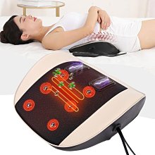 【熱賣】腰部按摩器車載按摩腰靠按摩儀護腰靠墊座椅背部頸椎辦公室按摩枕 歷史價格詳細信息