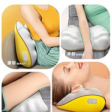 【熱賣】腰部按摩器車載按摩腰靠按摩儀護腰靠墊座椅背部頸椎辦公室按摩枕 歷史價格詳細信息