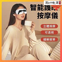 【締造】可視眼部按摩儀多功能熱敷眼罩眼睛按摩儀摺疊便攜款眼部按摩器 歷史價格詳細信息