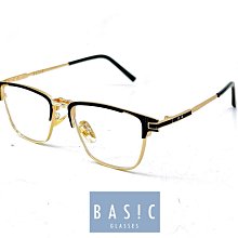 ￼【本閣】BAS!C 1025 日式造型光學眼鏡黑色/金色金屬大方框 999.9平替版 木村拓哉教頭2配戴款 價格比較,價格查詢,歷史價格詳細信息