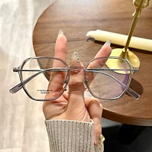 小紅書半框近視眼釒競理工男痞帥高顏值防藍光通勤平光鏡女學生韓潮 歷史價格詳細信息