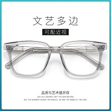 超輕ins大框眼鏡可配有度數近視眼鏡大臉專屬平光眼鏡磨砂眼鏡框 歷史價格詳細信息