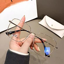 小紅書同款素顏方形大框近視眼鏡女ins風顯臉小配有度數金屬眼睛 歷史價格詳細信息