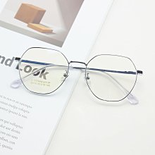 新款網紅復古眼鏡批發雙色真空電鍍小框多邊形眼鏡框素顏風男女款 歷史價格詳細信息