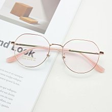 新款網紅復古眼鏡批發雙色真空電鍍小框多邊形眼鏡框素顏風男女款 歷史價格詳細信息