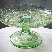 老玻璃果盤，美品小玻璃盤，精美老玻璃盤，一百年歷史左右了，器9819 歷史價格詳細信息
