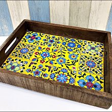 印度????????磁磚托盤原木芒果木異國風復古【更美歐洲傢飾精品Amazing House】台南 歷史價格詳細信息