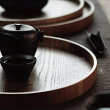 日式櫸木圓盤 木質厚實盤子 水果盤 菜盤 托盤 原木 高品質才敢賣  原木家居-滿599免運 歷史價格詳細信息