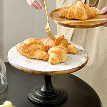 日式甜點架 木製高腳蛋糕架 實木點心盤 原木蛋糕盤 旋轉托盤架 下午茶餐盤 木質麵包架 圓盤展示架 陳列架 蛋糕台 轉盤蛋糕臺 民宿餐廳裝飾食物架 甜品架 小號 價格比較,價格查詢,歷史價格詳細信息