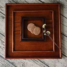 哈嘍小鋪 韓日式木托盤長方形茶盤茶杯咖啡平盤酒店用品端盤餐盤創意木盤子 歷史價格詳細信息