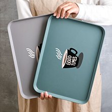 托盤家用透明放茶杯水杯茶盤客廳杯子托盤長方形簡約創~特價~特價 歷史價格詳細信息