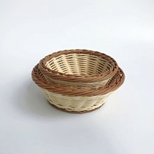 竹編果盤藤編果籃果盤仿藤編織籃子創意手工客廳茶幾擺放水果筐零*爆款 歷史價格詳細信息