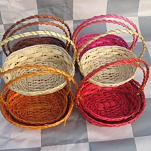 柳編水果籃藤編送禮品手提舞蹈花店節日紅色中秋超市雞蛋收納筐子*爆款 歷史價格詳細信息