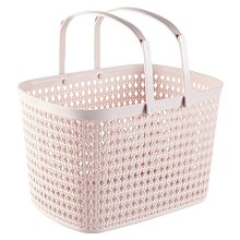 藤編收納筐收納籃購物籃小花籃禮品籃柳編水果籃手提買菜籃子田園*爆款 歷史價格詳細信息