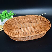 仿藤籃子水果筐蔬菜筐面包籃 編織收納籃 圓形塑料藤編籃 干貨籃*爆款 歷史價格詳細信息