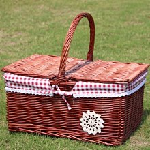 藤編水果籃手提籃送禮花籃雞蛋籃高檔禮品籃子竹籃收納籃菜籃柳編家用 便攜 日系 歷史價格詳細信息