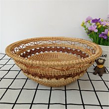 藤編桌面收納筐柳編布藝收納藍竹籃子大號藤籃編織臟衣筐整理小筐*爆款 歷史價格詳細信息