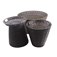 水果筐藤編堆頭籃超市陳列筐果蔬展示筐竹編織水果收納筐藤籃編織*爆款 歷史價格詳細信息