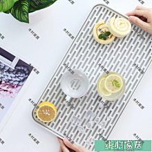 雙層瀝水盤塑料長方形置物架 廚房茶水瀝水托盤茶盤家用~ 優惠 限時 歷史價格詳細信息