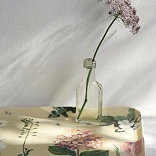 "PINK & GREY"fog linen work 亞麻手帕 畫家Isabelle boinot 粉紅的花 現貨 歷史價格詳細信息
