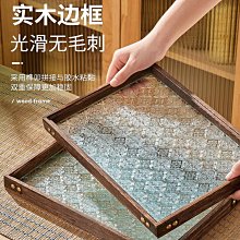 現貨 海棠花玻璃托盤小型竹制茶盤中式家用簡約茶點盤茶具杯子收納餐盤 歷史價格詳細信息