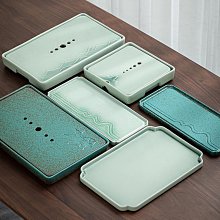 現貨 陶瓷茶盤小型吸水干泡臺茶壺小托盤家用壺承復古茶具速干瀝水茶臺 歷史價格詳細信息