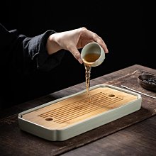 現貨 茶盤家用托盤仿黑檀竹制盤茶道茶臺功夫茶具茶托日式現代泡茶盤子 歷史價格詳細信息