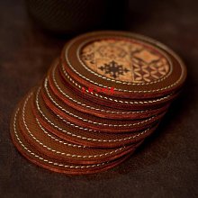 創意真皮吉祥牌桃木鈴鐺汽車鑰匙扣掛件隨身攜帶男女個性包飾禮品半島鐵盒 歷史價格詳細信息