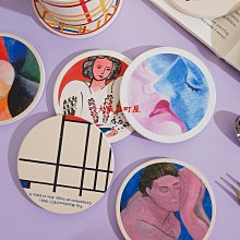 大阪三町屋吸水陶瓷杯墊定制LOGO創意禮品文創動漫結婚伴手禮圣誕節來圖訂做 歷史價格詳細信息