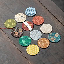 大阪三町屋布藝織錦緞中式石竹花茶墊 六角杯墊 功夫茶具隔熱茶道茶室茶杯托 歷史價格詳細信息