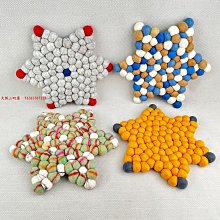 大阪三町屋六角隔熱墊高級感餐桌墊 西餐吃飯餐墊砂鍋防滑防燙墊耐高溫杯墊 歷史價格詳細信息