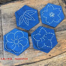 大阪三町屋中式刺繡杯墊棉麻布藝茶墊千里江山茶席桌旗瑞鶴圖干泡茶鋪隔熱墊 歷史價格詳細信息