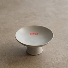 茶點盤書鶴柴燒手作陶瓷高足盤家用果盤日式供奉盤供佛盤中式點心茶點盤-台百貨 歷史價格詳細信息