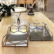 現貨 茶盤玻璃托盤家用日式輕奢實木制茶托復古海棠花茶具長方形干泡臺 歷史價格詳細信息