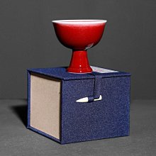 郎紅雙面釉高腳杯單杯陶瓷功夫茶杯女士專用品茗杯高端精品茶杯 歷史價格詳細信息