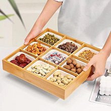 果盤 點心盒 附托盤日式糖果盒 乾果盤 傢用分格 零食擺盤 點心盤 水果盤 零食盒 客廳擺盤 新年糖果盒 四六九宮格果盤-滿599免運 歷史價格詳細信息