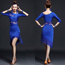 新款拉丁舞服裝上衣女成年跳國標摩登舞蹈連體舞衣專業形體練功服 歷史價格詳細信息