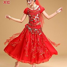 (麻辣館))〃中東肚皮舞~05242款上衣+褲子+腰巾+頭纱=4件套組 歷史價格詳細信息