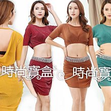 《時尚寶盒》#A10647_[台灣????????出貨有發票]_側邊縫亮片不可拆裙小喇叭褲_肚皮舞/練習/表演/瑜伽/皮拉提斯 歷史價格詳細信息