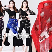 《時尚寶盒》#A10650_[台灣????????出貨有發票]_金邊網紗不可拆裙小喇叭褲_肚皮舞/練習/表演/瑜伽/皮拉提斯 歷史價格詳細信息