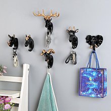 鹿頭掛鉤復古創意墻面裝飾入戶掛衣墻進門玄關鑰匙掛架門口衣帽鉤~優樂美 價格比較,價格查詢,歷史價格詳細信息