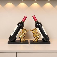 輕奢暴力熊 紅酒架擺件 創意客廳玄關博古架 酒櫃裝飾品 電鍍陶瓷擺設 歷史價格詳細信息