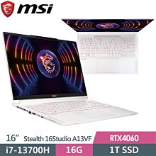 微星Stealth16Studio A13VF047TW 16吋白i7/16G/1T/RTX4060筆電 現貨 廠商直送 歷史價格詳細信息