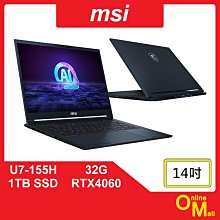 【鏂脈NB】msi 微星 Stealth 14 AI Studio A1VFG-009TW U7/獨顯 14吋 AI筆電 歷史價格詳細信息