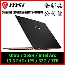 MSI 微星 Summit E13 AI Evo A1MTG-018TW 商務筆電(U7/32G/1TB) 歷史價格詳細信息